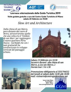 MILANO - 23 Febbraio - Slow Art and Architecture